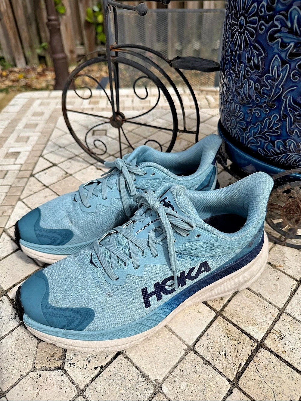 HOKA Challenger ATR 7 Blue Athletic Shoes US 9B